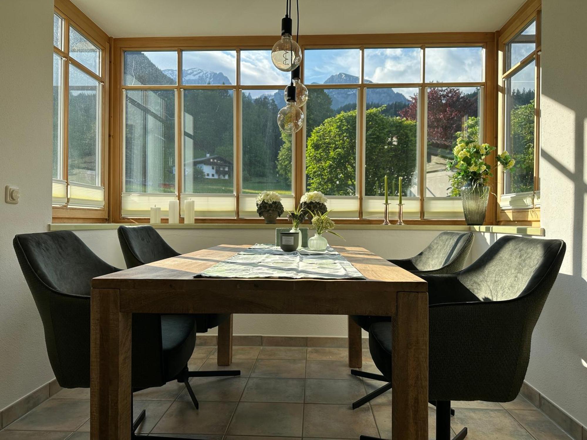 Ferienwohnung Marianne Bergpanorama Fuer Paare 60Qm 贝希特斯加登 外观 照片