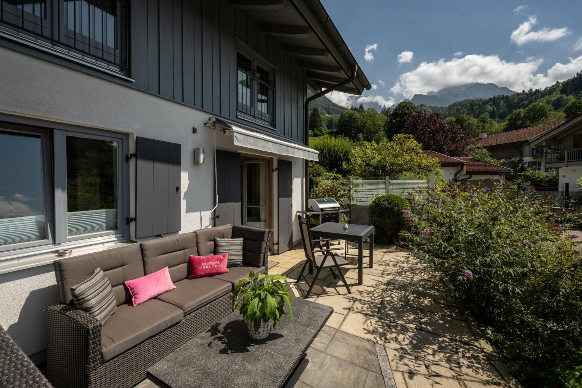 Ferienwohnung Marianne Bergpanorama Fuer Paare 60Qm 贝希特斯加登 外观 照片