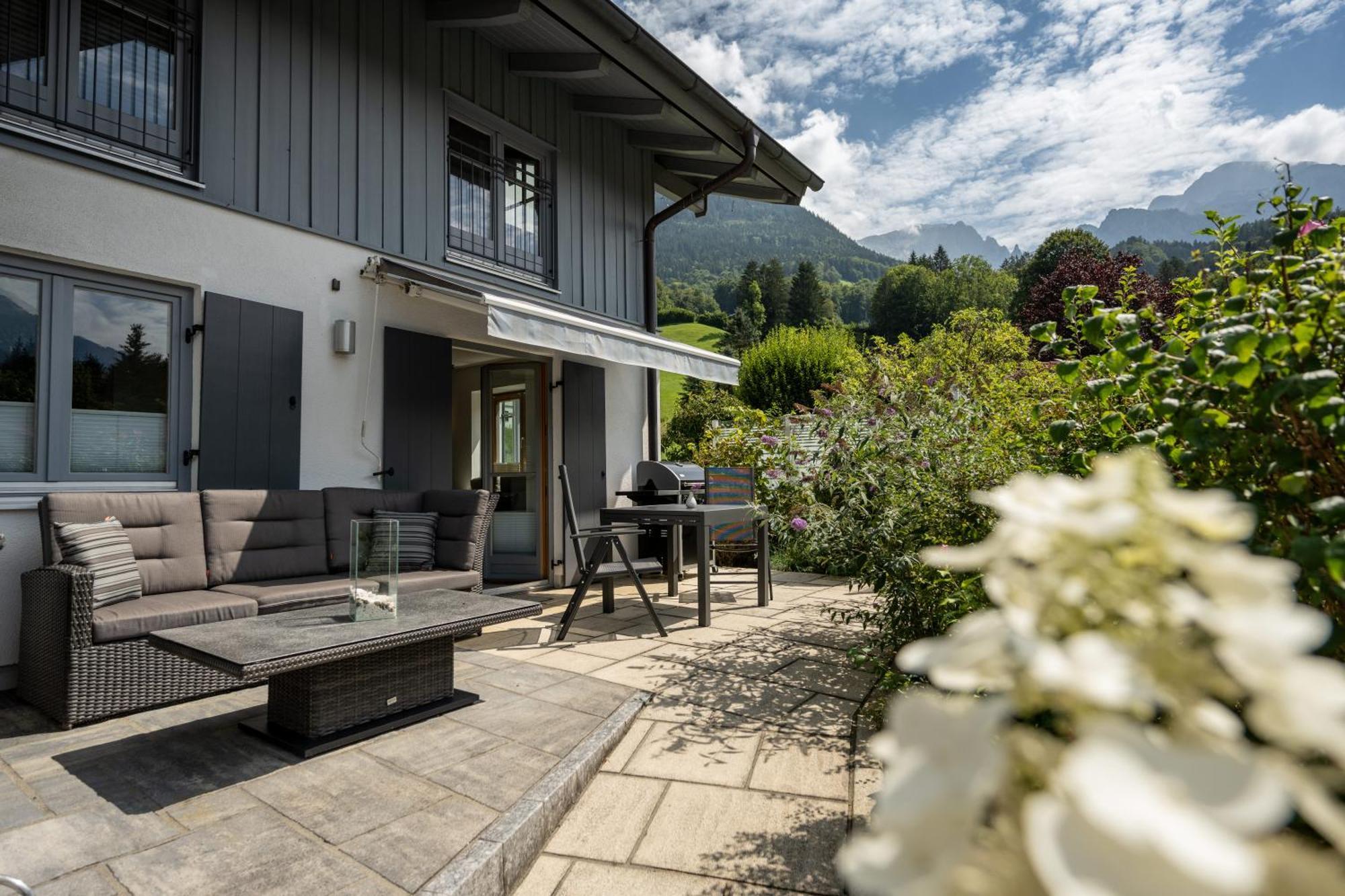 Ferienwohnung Marianne Bergpanorama Fuer Paare 60Qm 贝希特斯加登 外观 照片